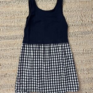 Black and White Gingham Dress
